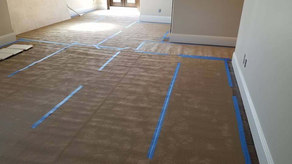 Lafayette, LA construction site organized and surface protected by Third Coast Maintenance